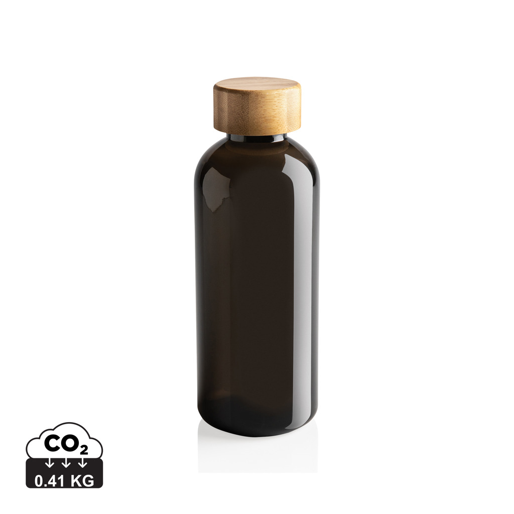 RCS RPET bottle with bamboo lid