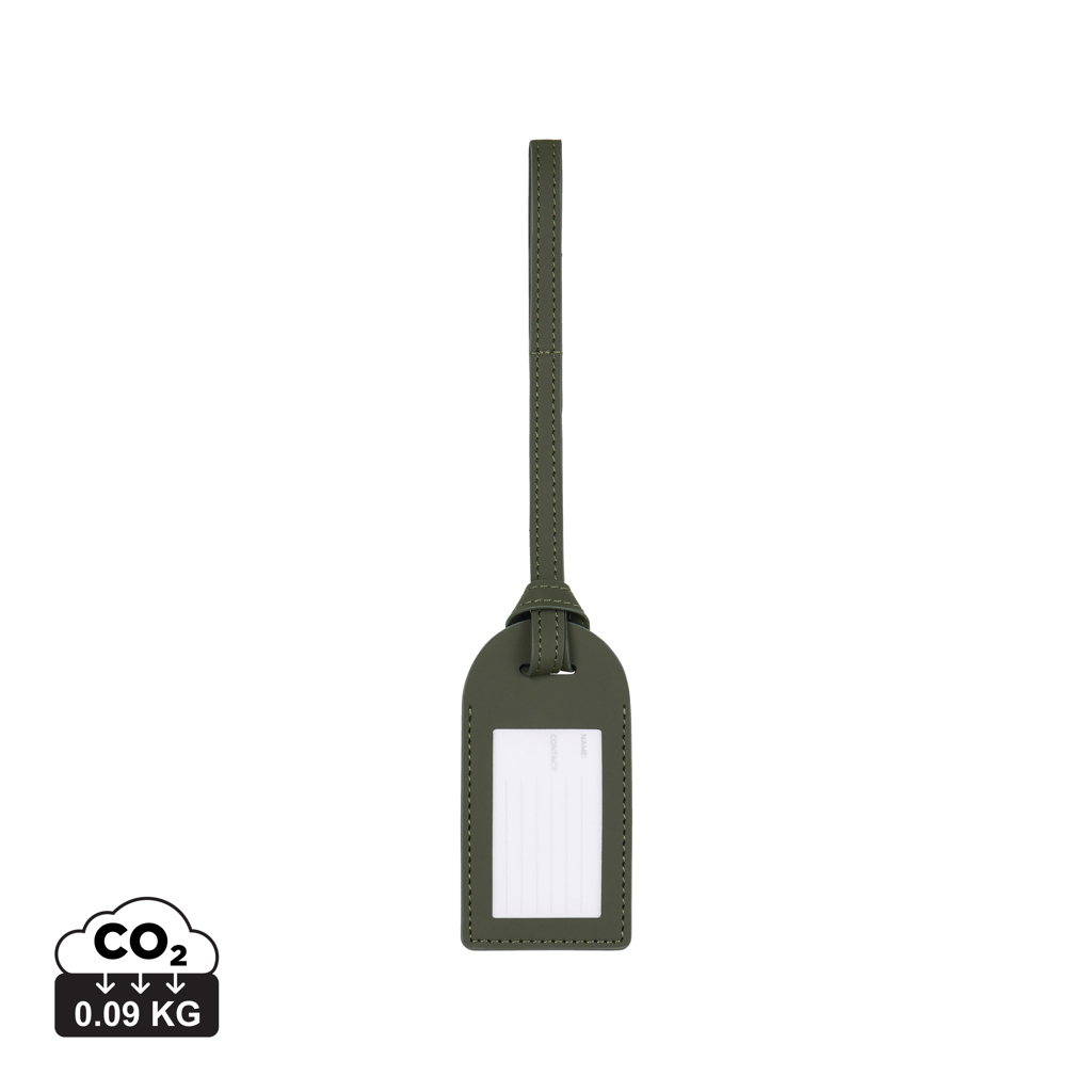 VINGA Baltimore RCS recycled polyester luggage tag