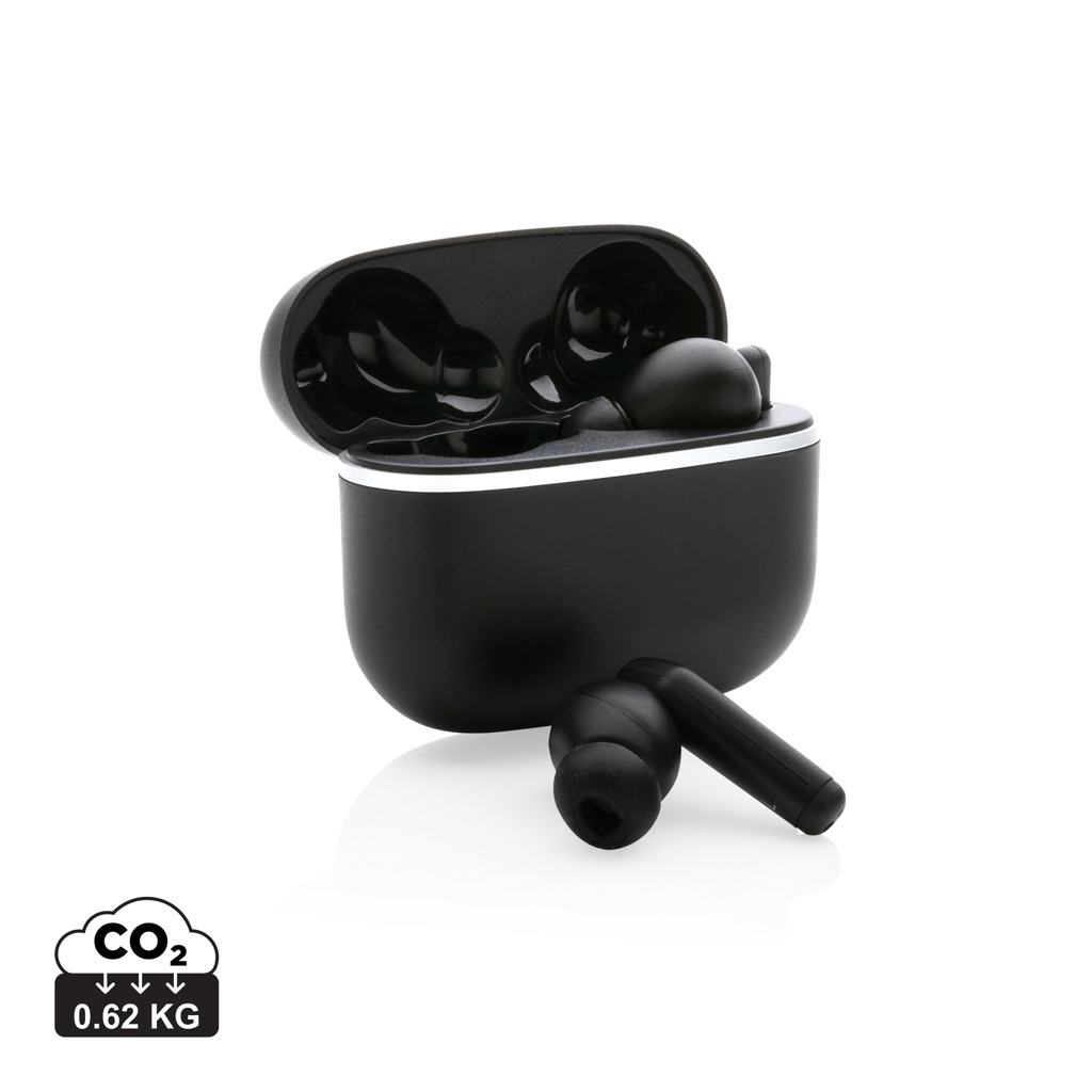 [P329.841] RCS recycled plastic Swiss Peak TWS earbuds 2.0