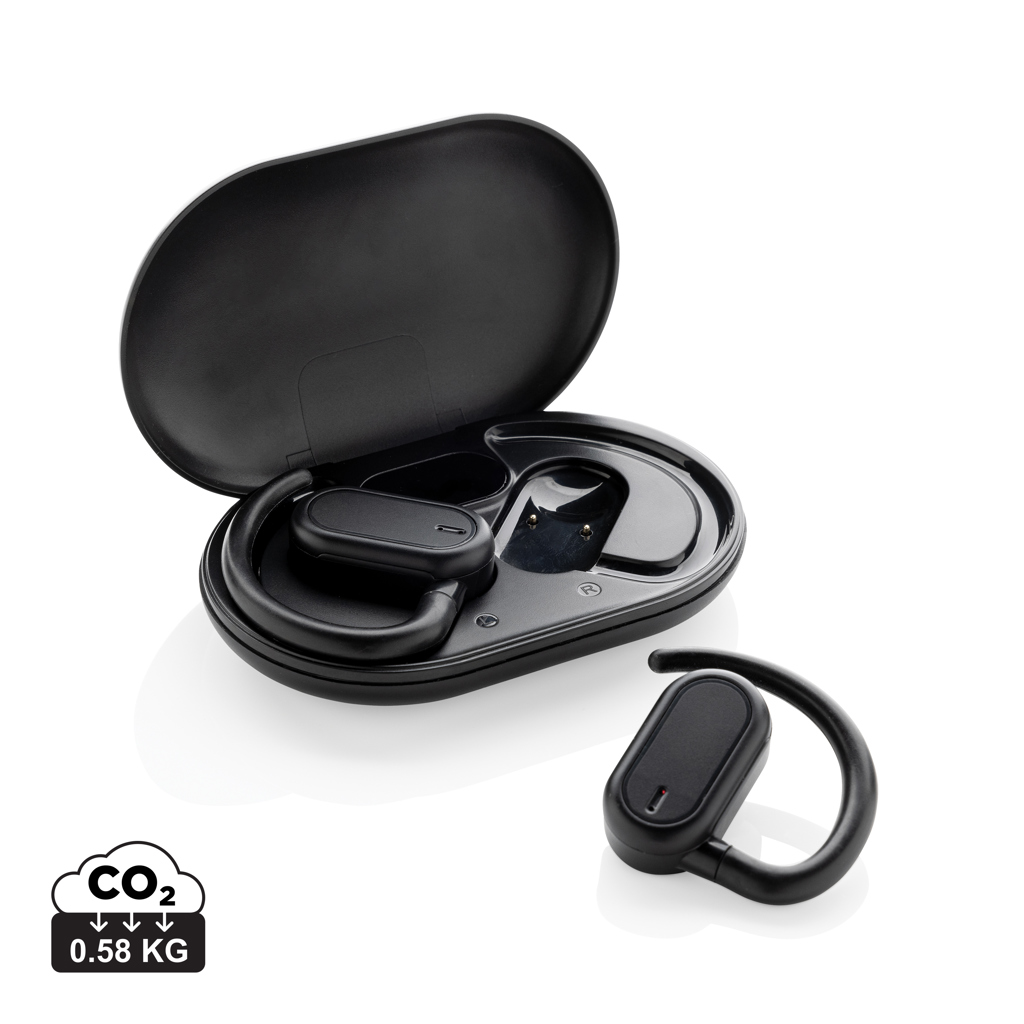 [P331.1001] Fitsound RCS recycled plastic open ear TWS earbuds