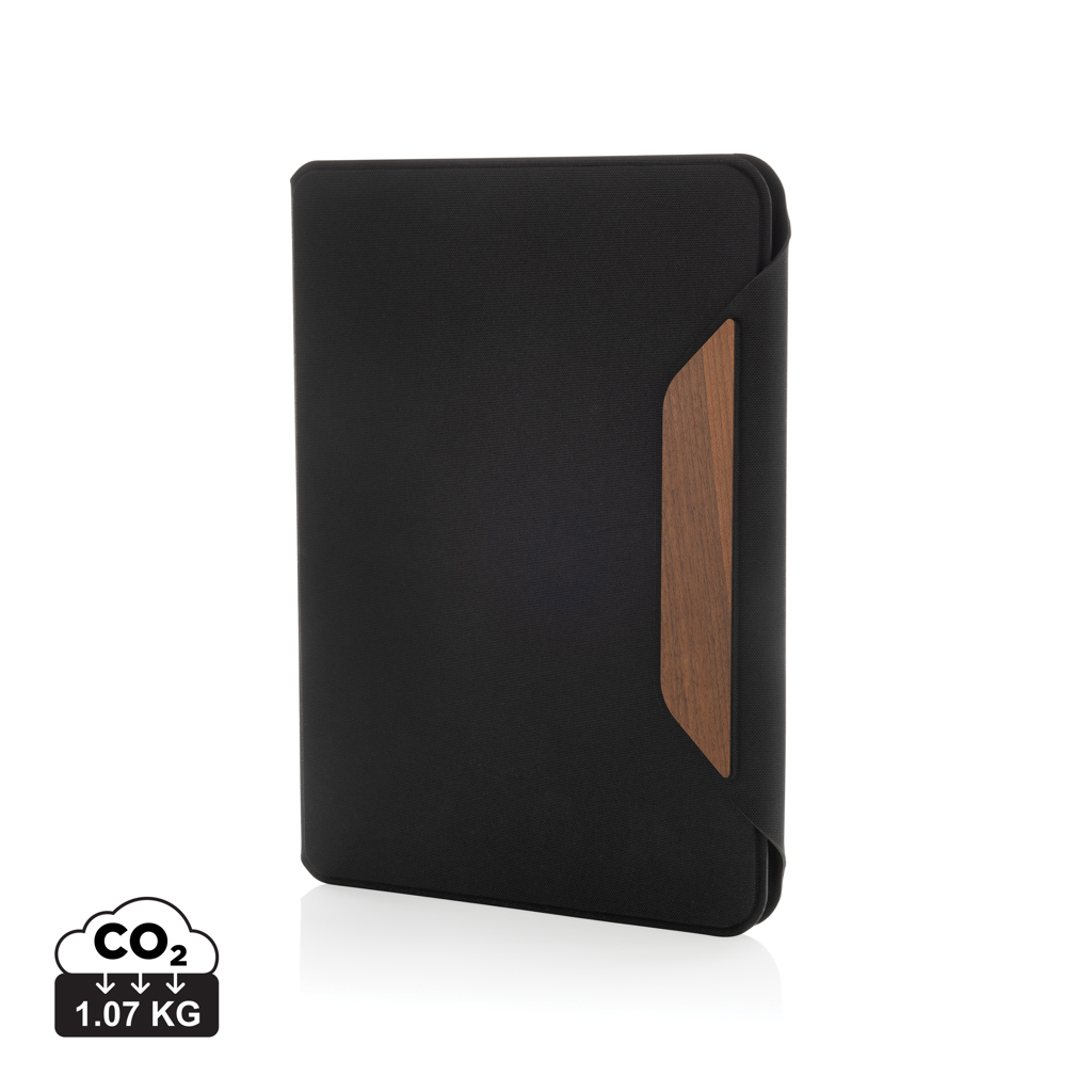 [P774.6401] Teri AWARE™ RPET and walnut A5 portfolio